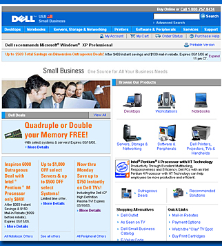 Sr. Small Business Global Website Developer and Graphic Design 1999-2006